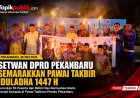 Semarak Takbiran, Setwan DPRD Pekanbaru Hadirkan Mobil Hias