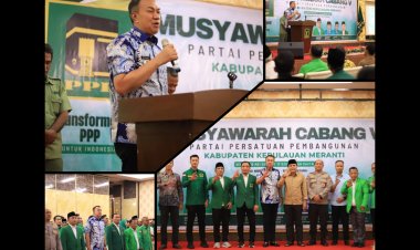 Wabup Meranti Muzamil Hadiri Muscab V PPP, Tekankan Konsolidasi dan Stabilitas Politik