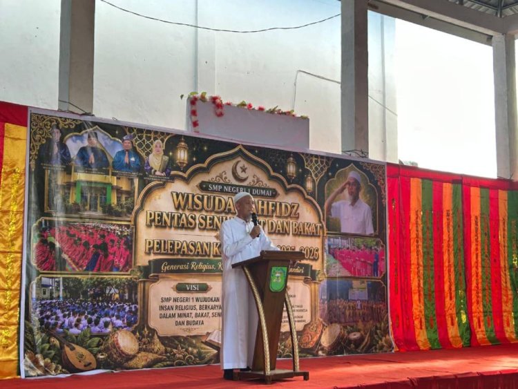 141 Siswa Ikuti Wisuda Tahfidz SMPN 1 Dumai, Wako Paisal Beri Apresiasi Tinggi