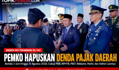 Hadiah HUT Pekanbaru, Agung Nugroho Hapus Denda Pajak Daerah