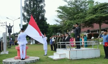 Pada Upacara Peringatan Hari Lahir Pancasila, Wabup Dairi Bacakan Sambutan Kepala BPIP RI