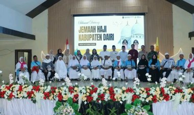 17 Para Jemaah Haji, telah Kembali Ke Tanah air. pemkab Dairi Menyambut Dengan Hangat Kedatangan Mereka