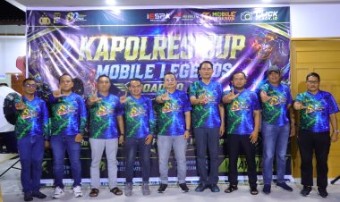 *42 Tim Berlaga, Kapolres Cup Mobile Legends Resmi Dibuka Polres Kep. Meranti*