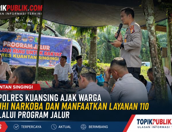 Kapolres Kuansing Ajak Warga Jauhi Narkoba dan Manfaatkan Layanan Polisi 110