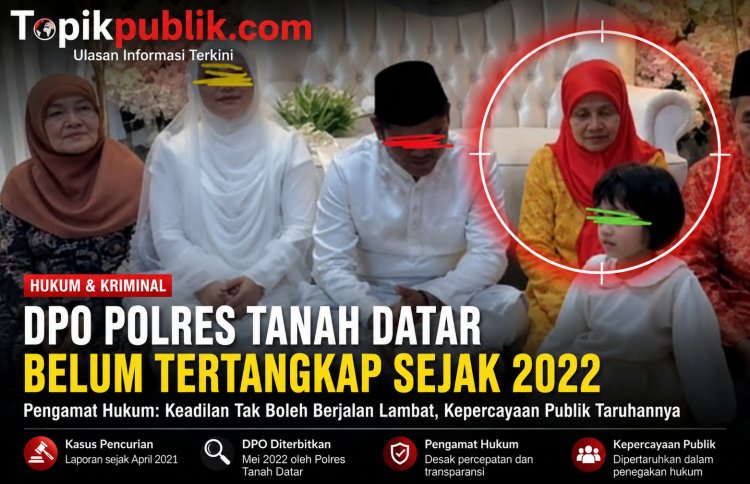 Buron Sejak 2022, DPO Polres Tanah Datar Jadi Sorotan