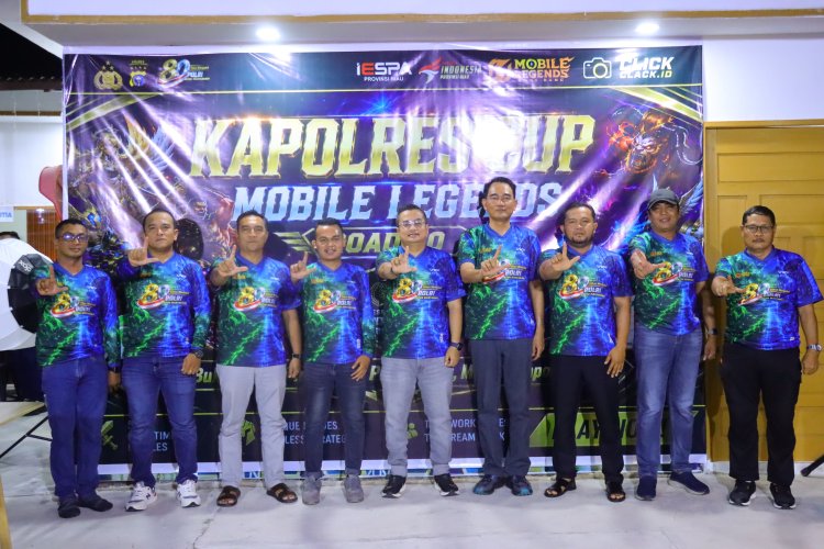 42 Tim Berlaga, Kapolres Cup Mobile Legends Resmi Dibuka Polres Kep. Meranti