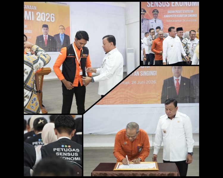 Bupati Suhardiman: Data Akurat dari Sensus Ekonomi 2026 Jadi Fondasi Kemajuan Kuansing
