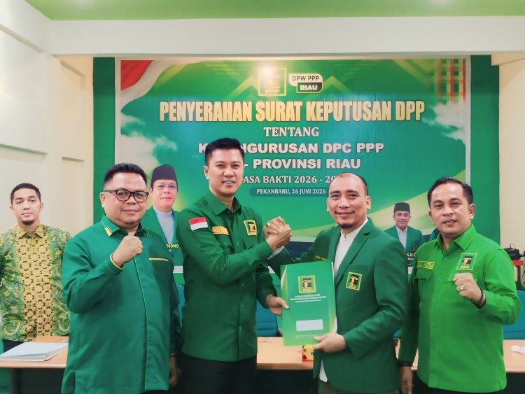 Noli Sugiharto Resmi Pimpin DPC PPP Kepulauan Meranti Periode 2026–2031